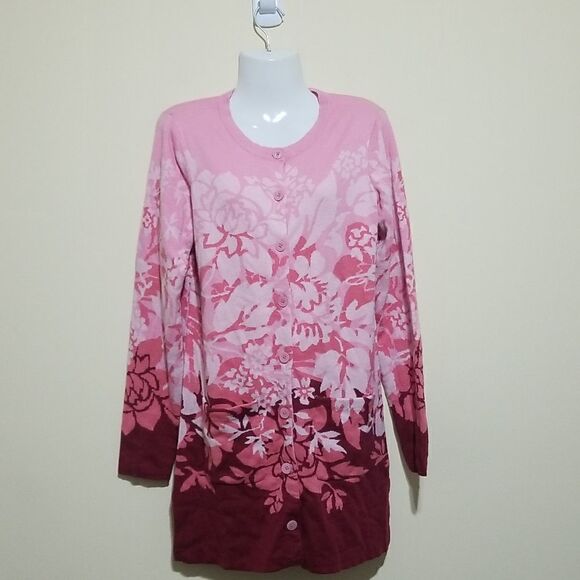 Isaac Mizrahi Pink Sweater Sz Xsmall - Picture 4 of 8
